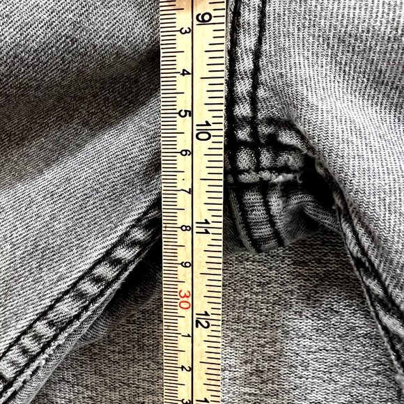 Levi's 511 Jeans Mens Size 32x29* Gray Acid Wash Slim Fit Straight Stretch Denim - Picture 10 of 14